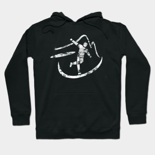 Disc Golf Minimalist Art Disc Golfer Design Grunge Hoodie